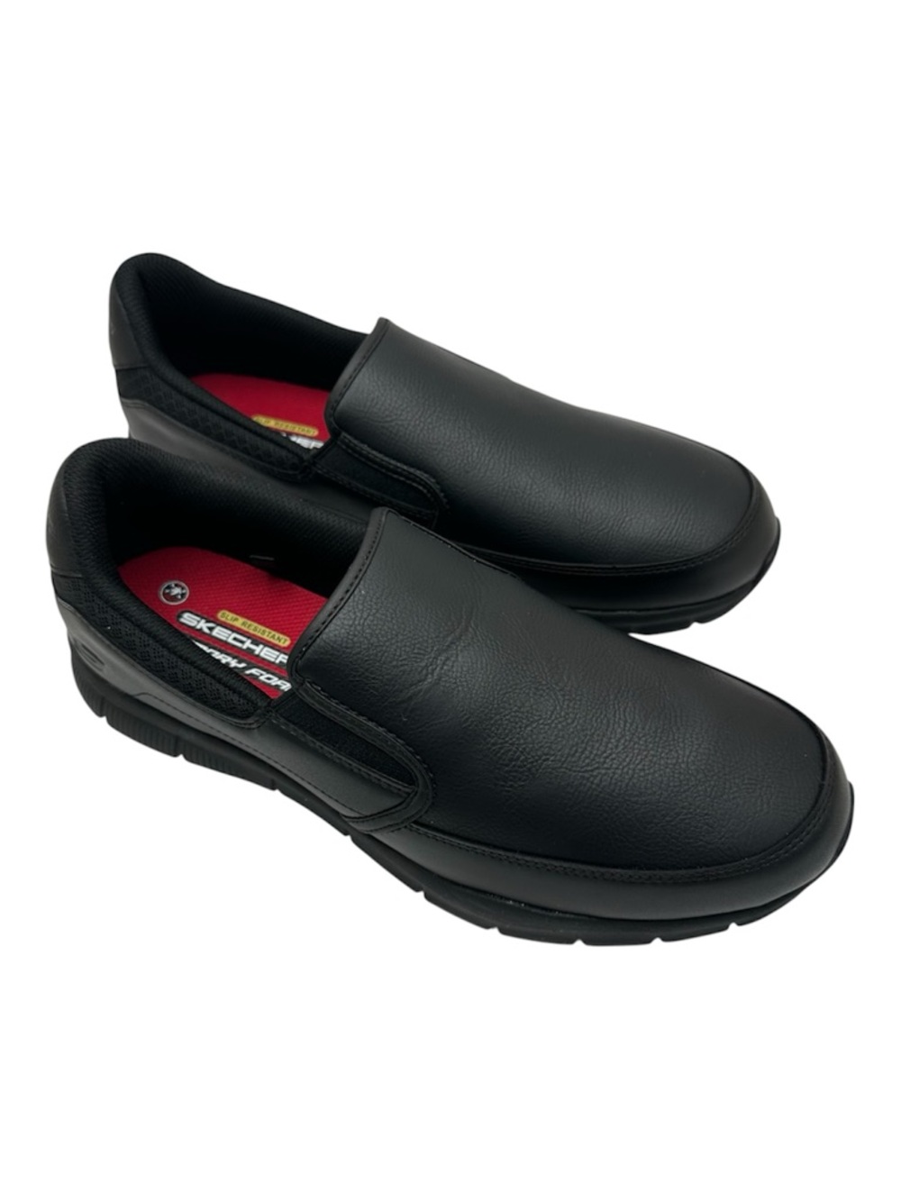 Skechers Work Relaxed Fit memory Foam Black NIB Sz 11.5